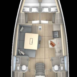 Dufour 41 - 4 cab. Stefy