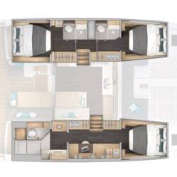 Lagoon 43 - 3 + 1 cab. OW Find Us II